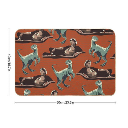 Jurassic Geniuses Bath Mat