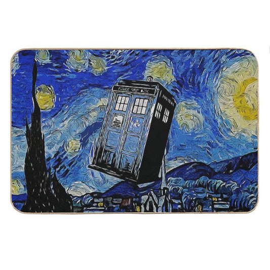 Van in Time Bath Mat