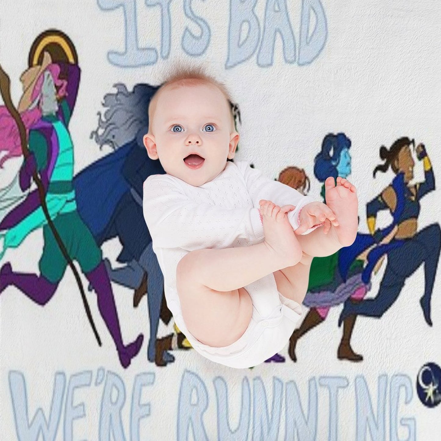 It's Bad, We're Running Throw Blanket