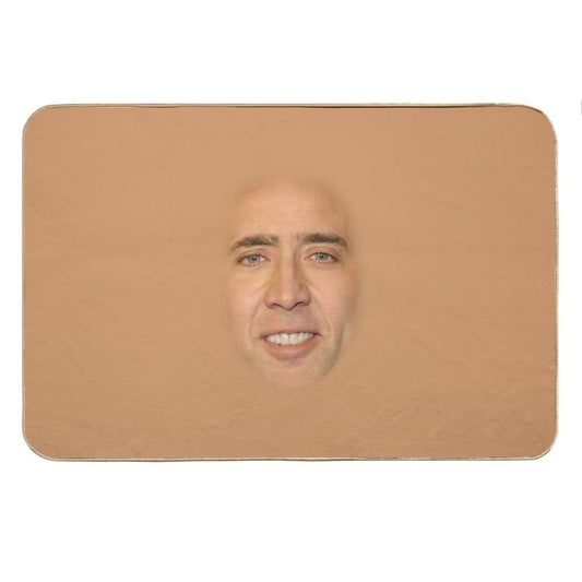 Nicolas Cage Face Bath Mat