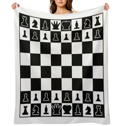 Chess Board Blanket Throw Blanket