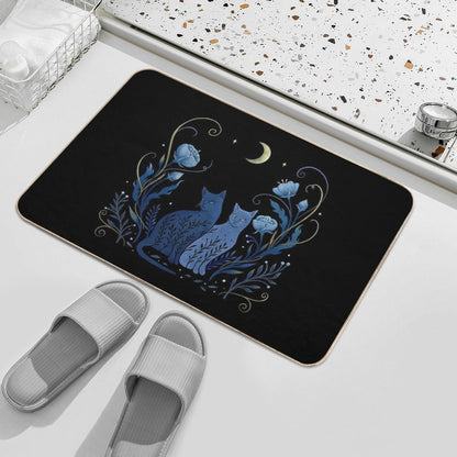 Two Cats Bath Mat