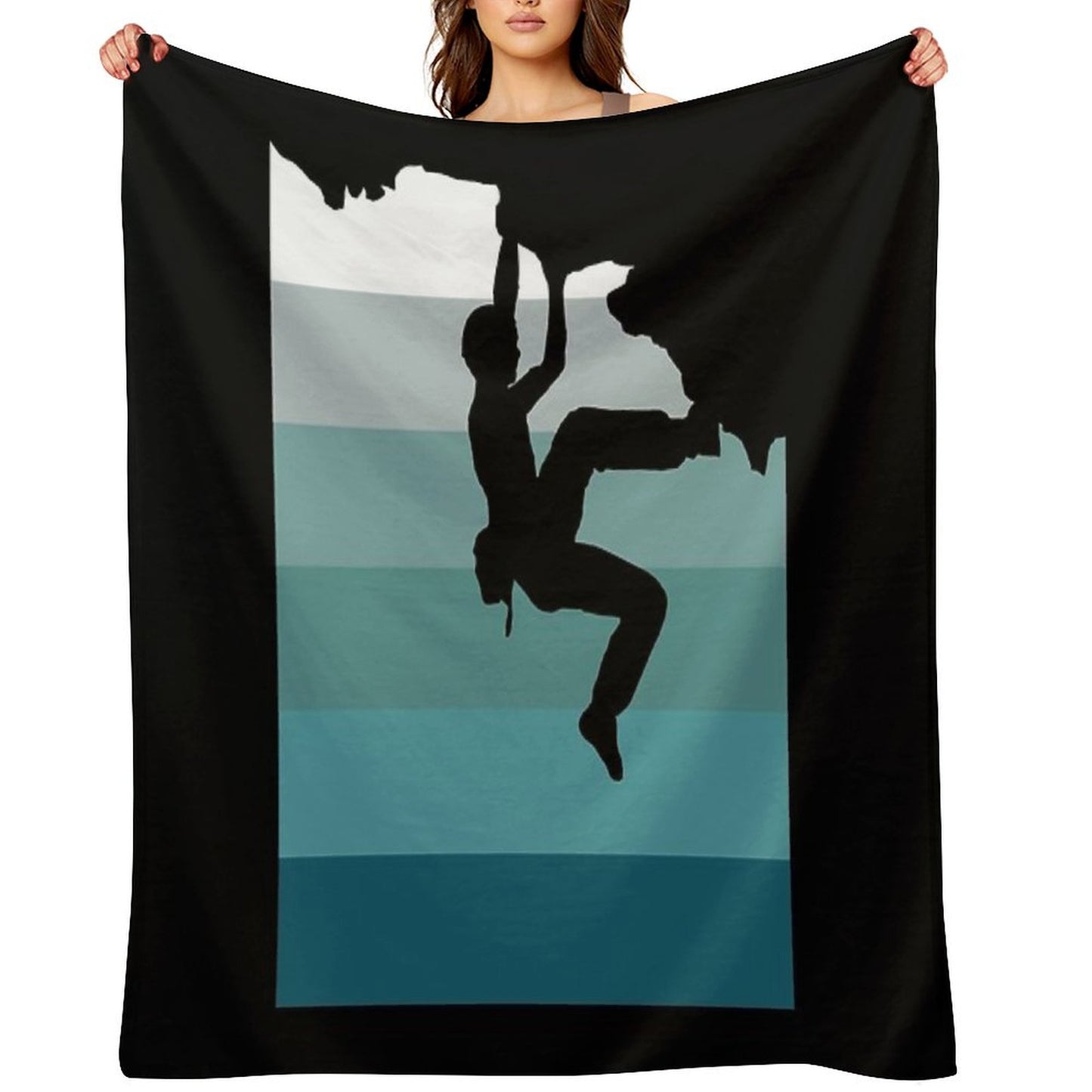 Climbing Bouldering Throw Blanket