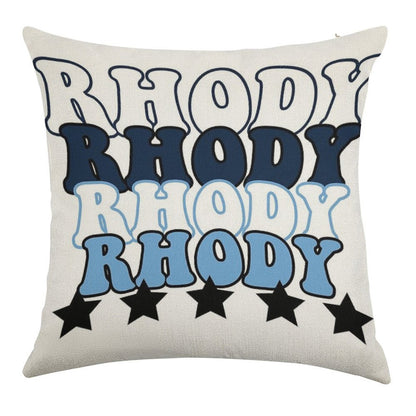University of Rhode Island Pride Linen Throw Pillow Cover