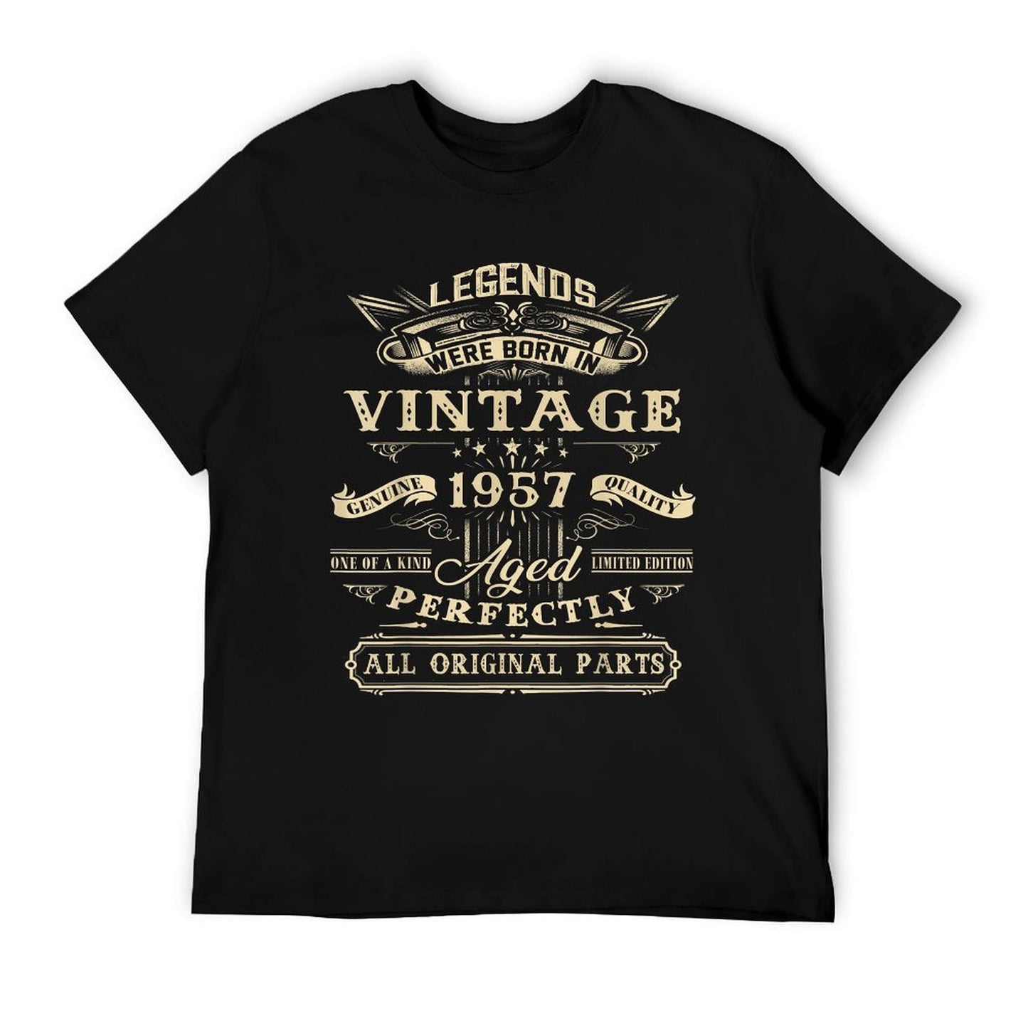 68th Birthday Gift For Legends Born 1957 68 Yrs Old Vintage T-Shirt