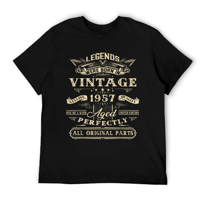 68th Birthday Gift For Legends Born 1957 68 Yrs Old Vintage T-Shirt
