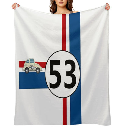Herbie Fully Loaded Fan Art Throw Blanket