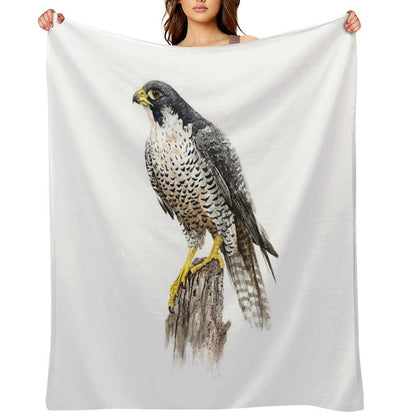 Peregrine Falcon #2 Throw Blanket