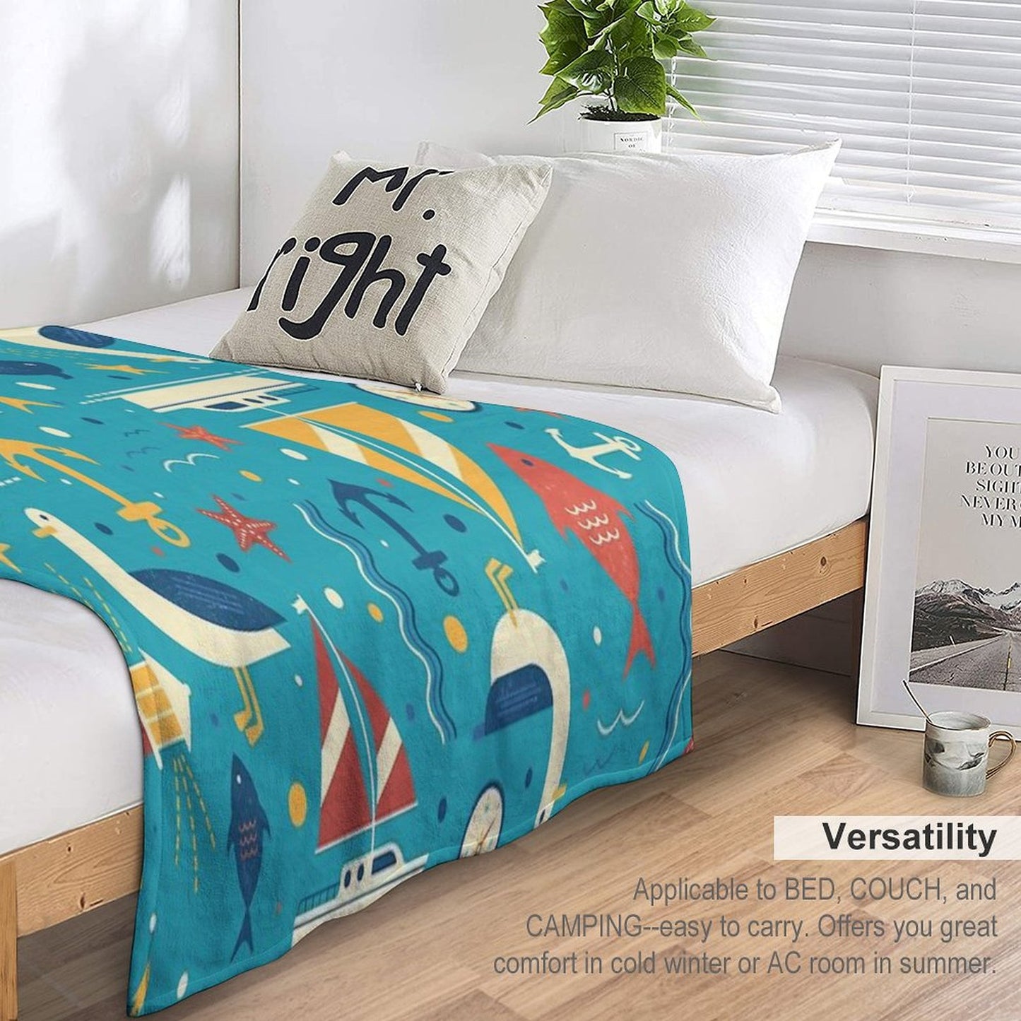 All At Sea Throw Blanket