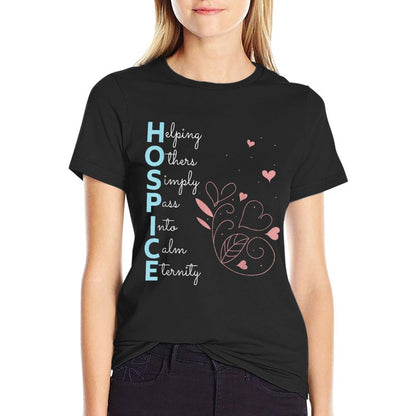 Hospice Nurse T Shirt End of Life Terminal Care Gift T-Shirt
