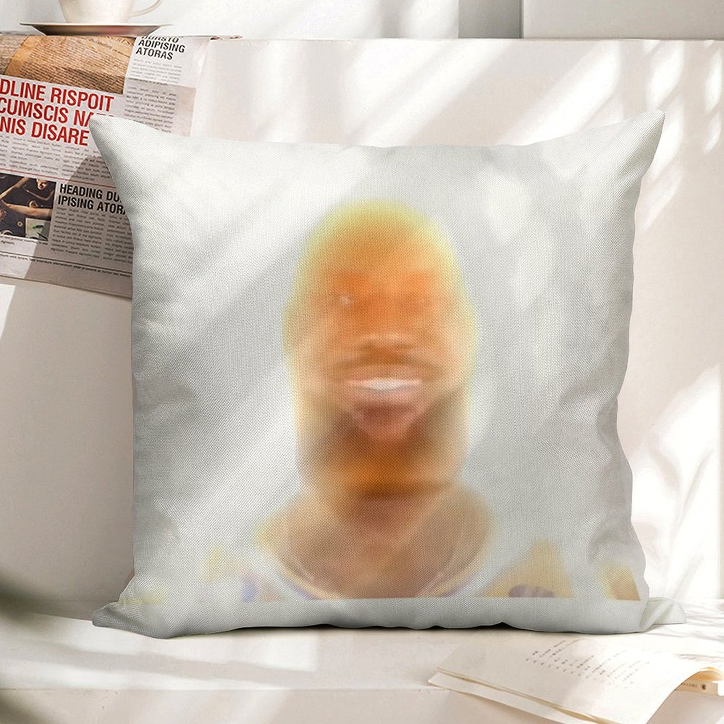 Lebron James  You Are My Sunshine Meme Linen Throw Pillow Cover