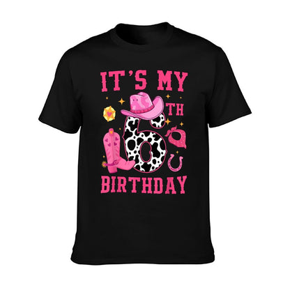 It&#39;s My 6th Birthday Rodeo Western Cowgirl 6 Years Old T-Shirt