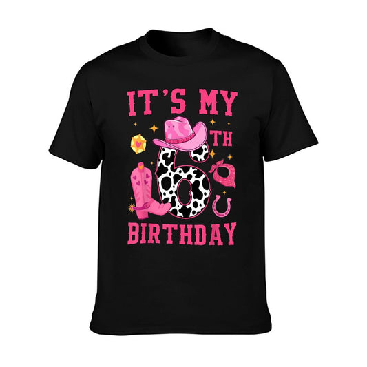 It&#39;s My 6th Birthday Rodeo Western Cowgirl 6 Years Old T-Shirt