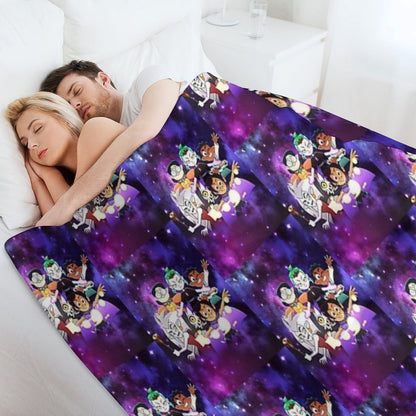 The Owl House Team Throw Blanket
