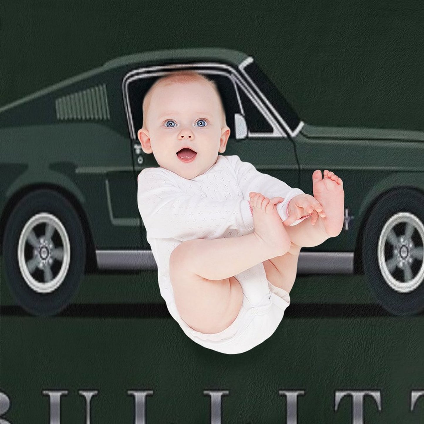 Mustang Bullitt Throw Blanket
