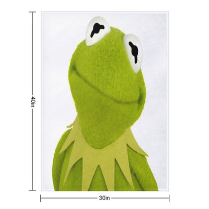 Kermit The Frog Throw Blanket