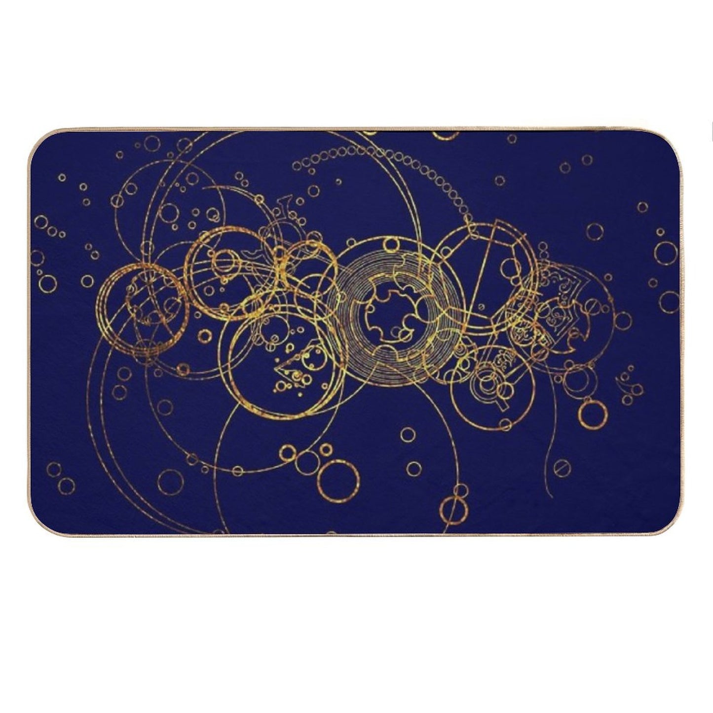 Time Lord Writing -  Transparent Bath Mat