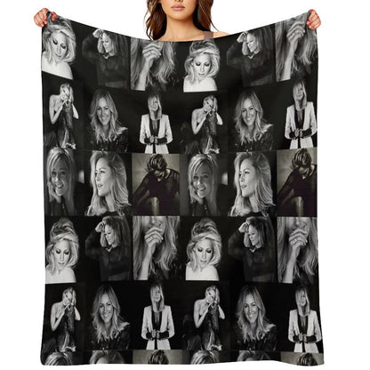 Helene Fischer Collage Throw Blanket