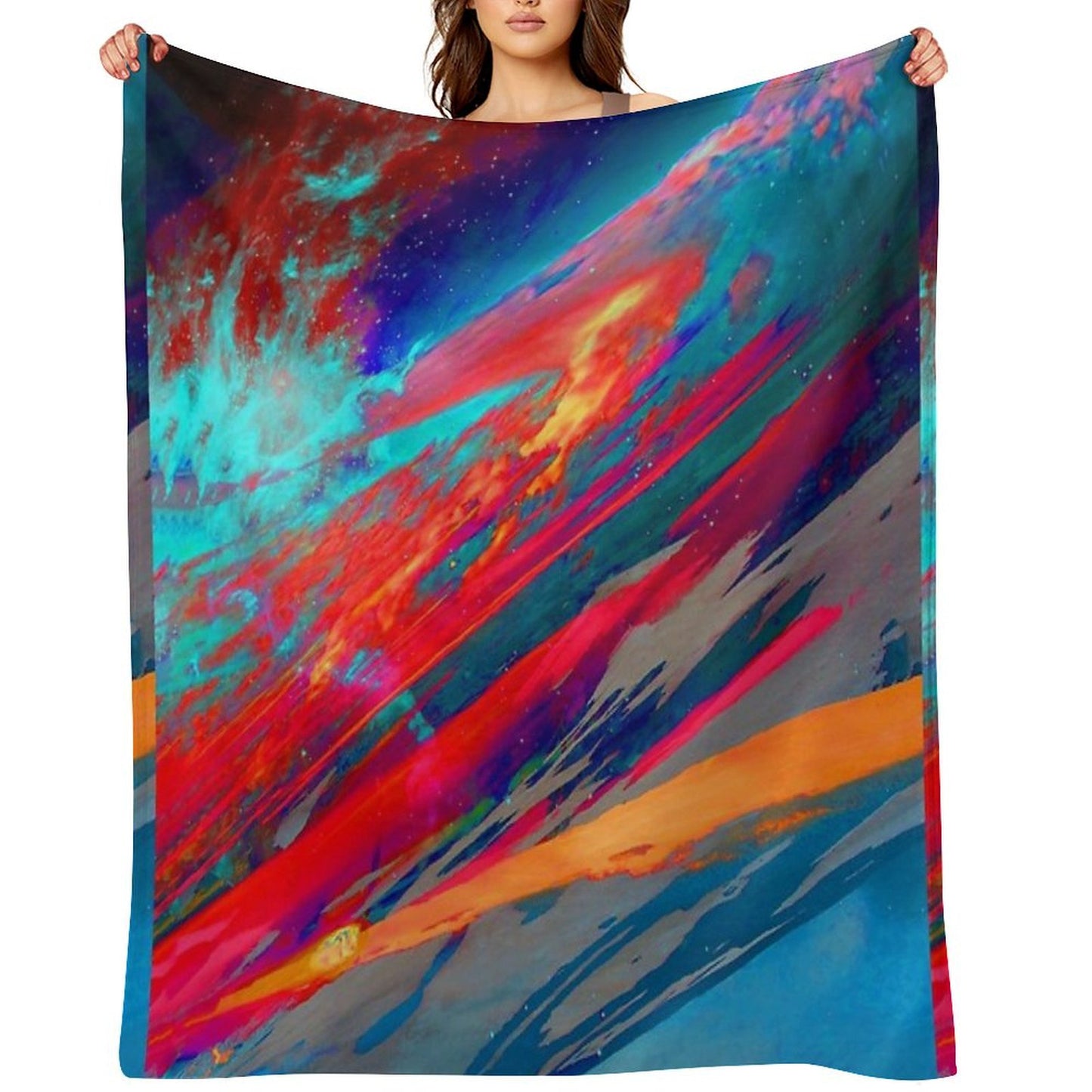 Nebula Throw Blanket