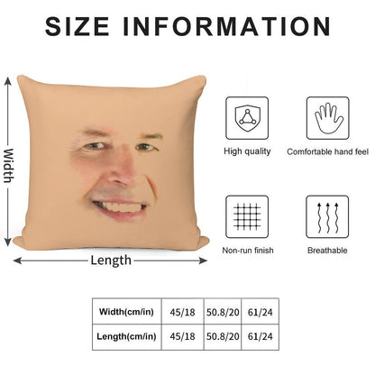 Neil Breen Soft Multiple Sizes Throw Pillow