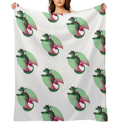 Cobra Lily - Wings of Fire Throw Blanket