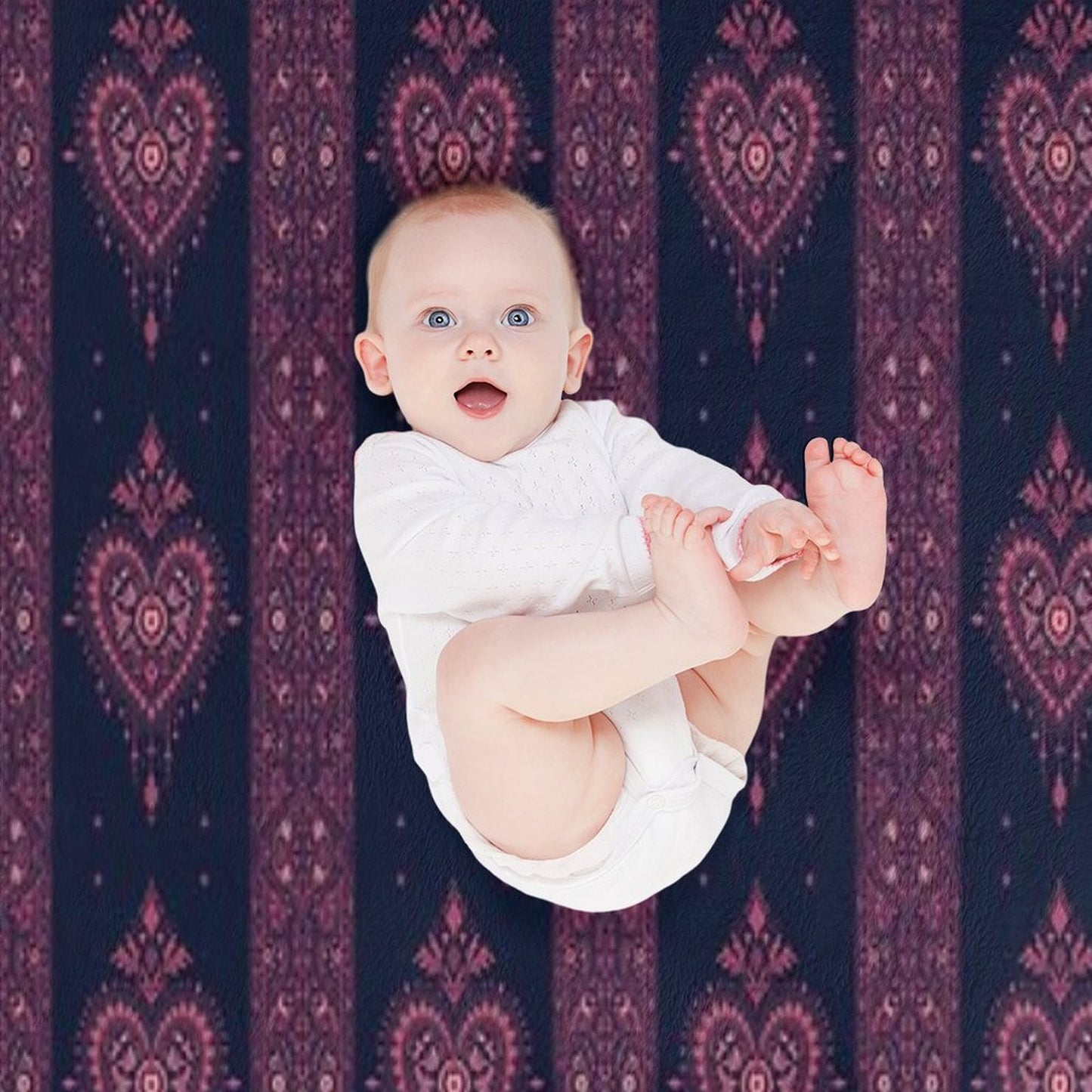 Bohemian Heart Throw Blanket