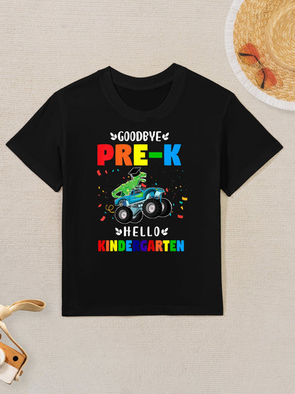 Goodbye Pre-K Hello Kindergarten Graduation Kids T-Shirt