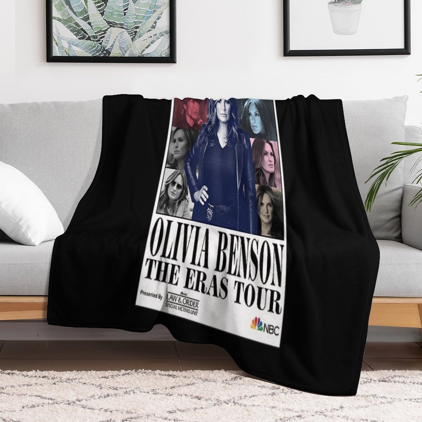Olivia Benson Eras Tour Throw Blanket