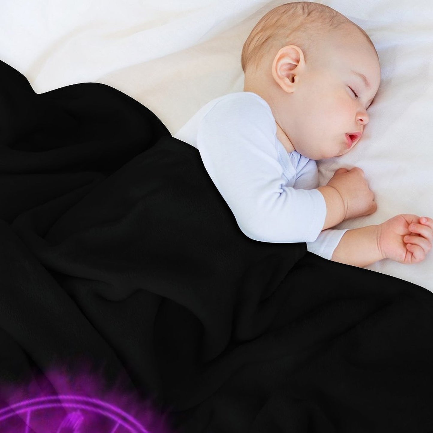 Bill Cipher Symbol Bluegreenpurple Throw Blanket