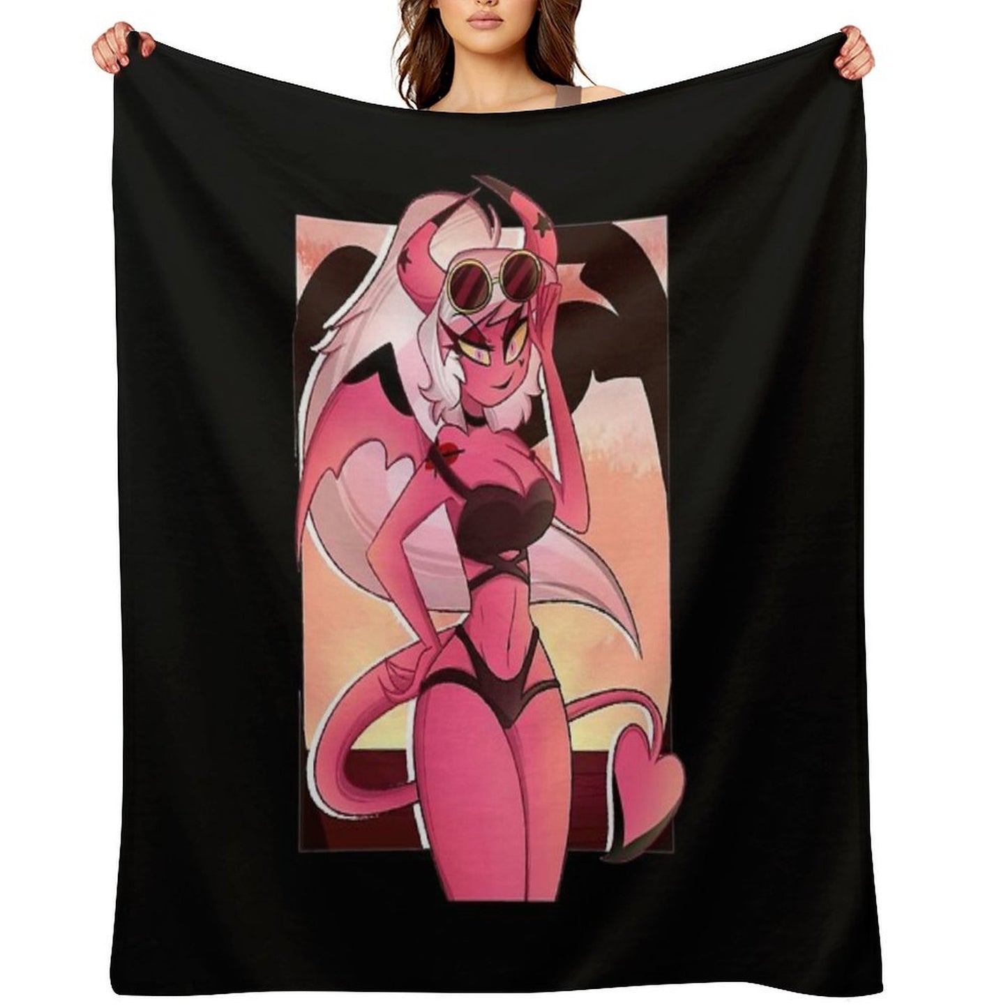 Helluva Boss Verosika Throw Blanket