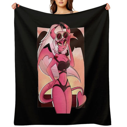 Helluva Boss Verosika Throw Blanket