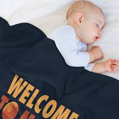 Welcome to Mars Throw Blanket
