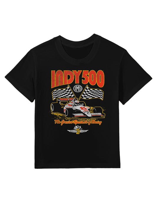 Indy 500 The Greatest Spectacle In Racing Distressed Style Kids T-Shirt