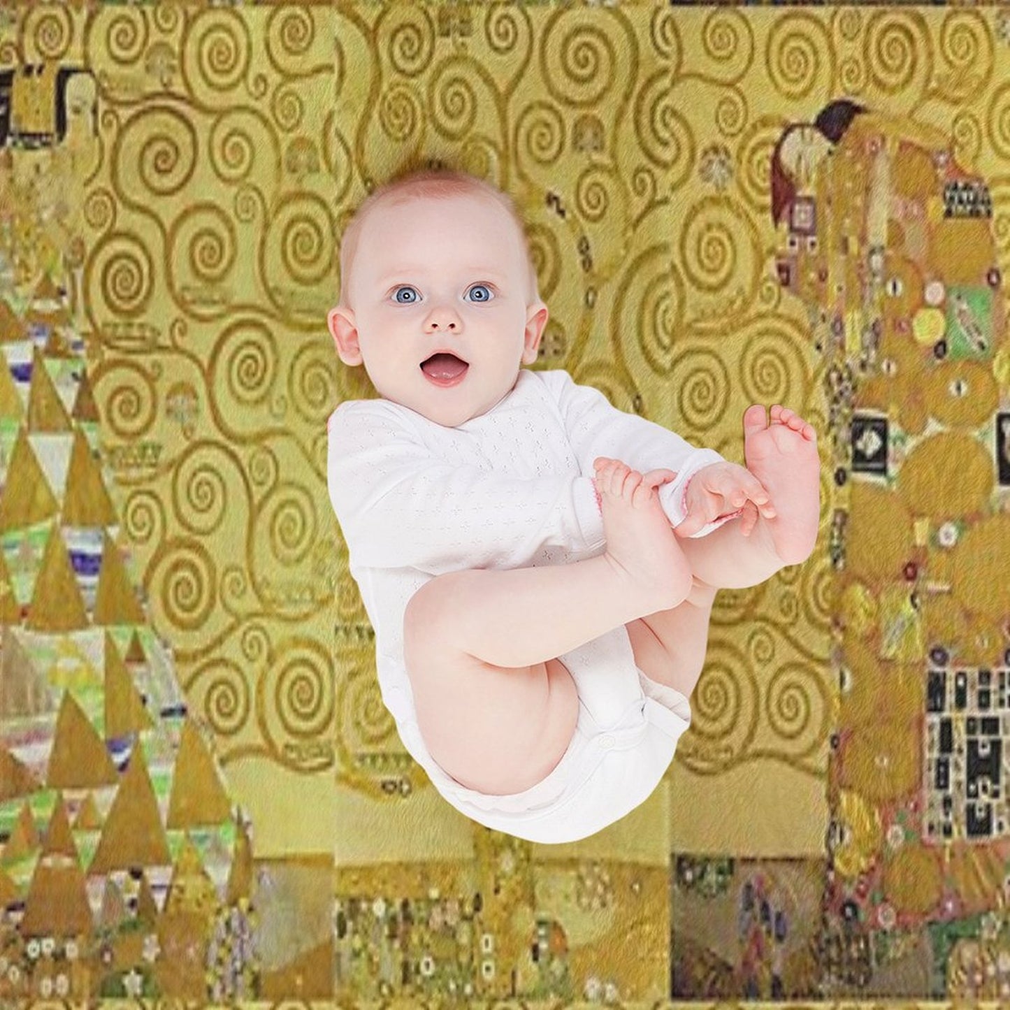 Gustav Klimt - Gustav Klimt  Tree Of Life (Arbol De La Vida) Throw Blanket