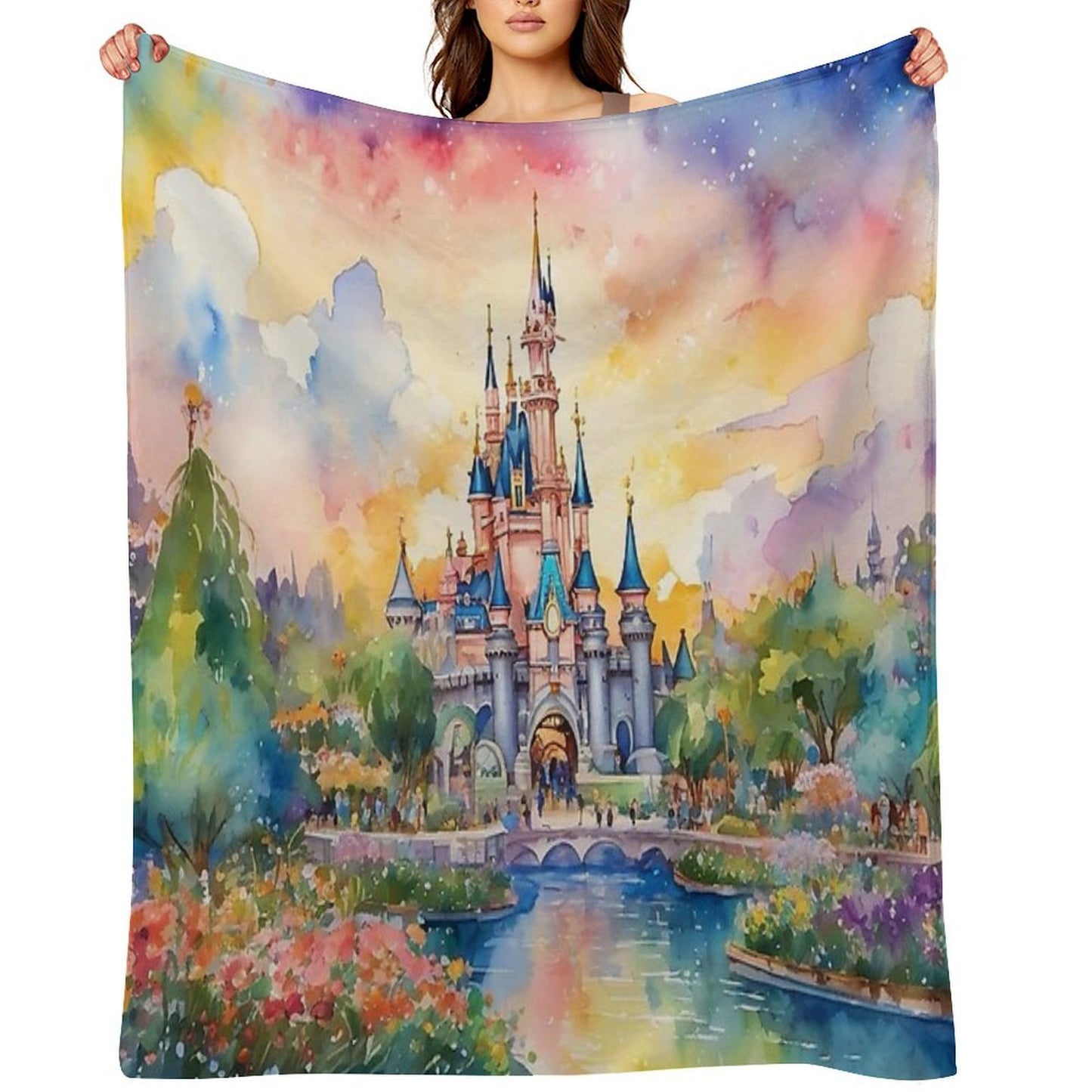 Happiest Place Throw Blanket