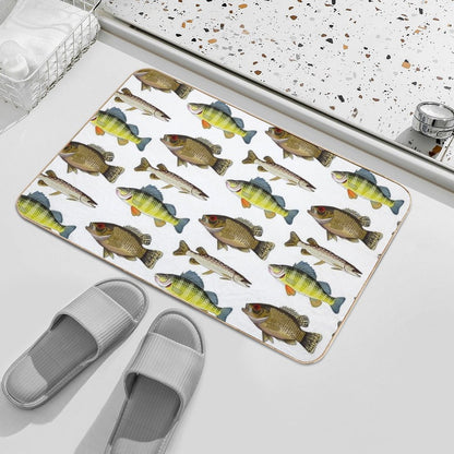 Lake Fish Trio Bath Mat
