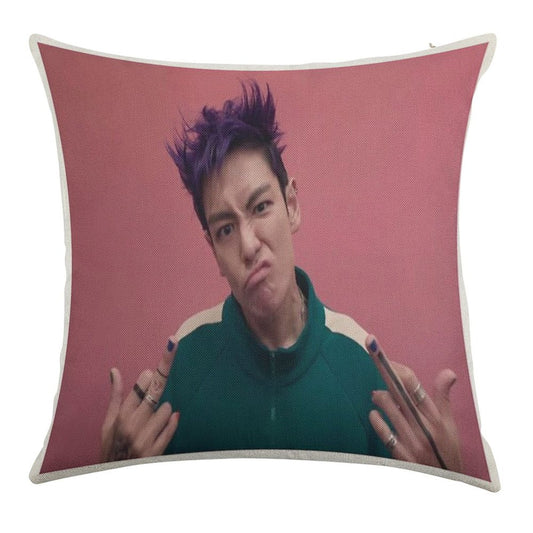 Squid Game Thanos Linen Throw Pillow Cover