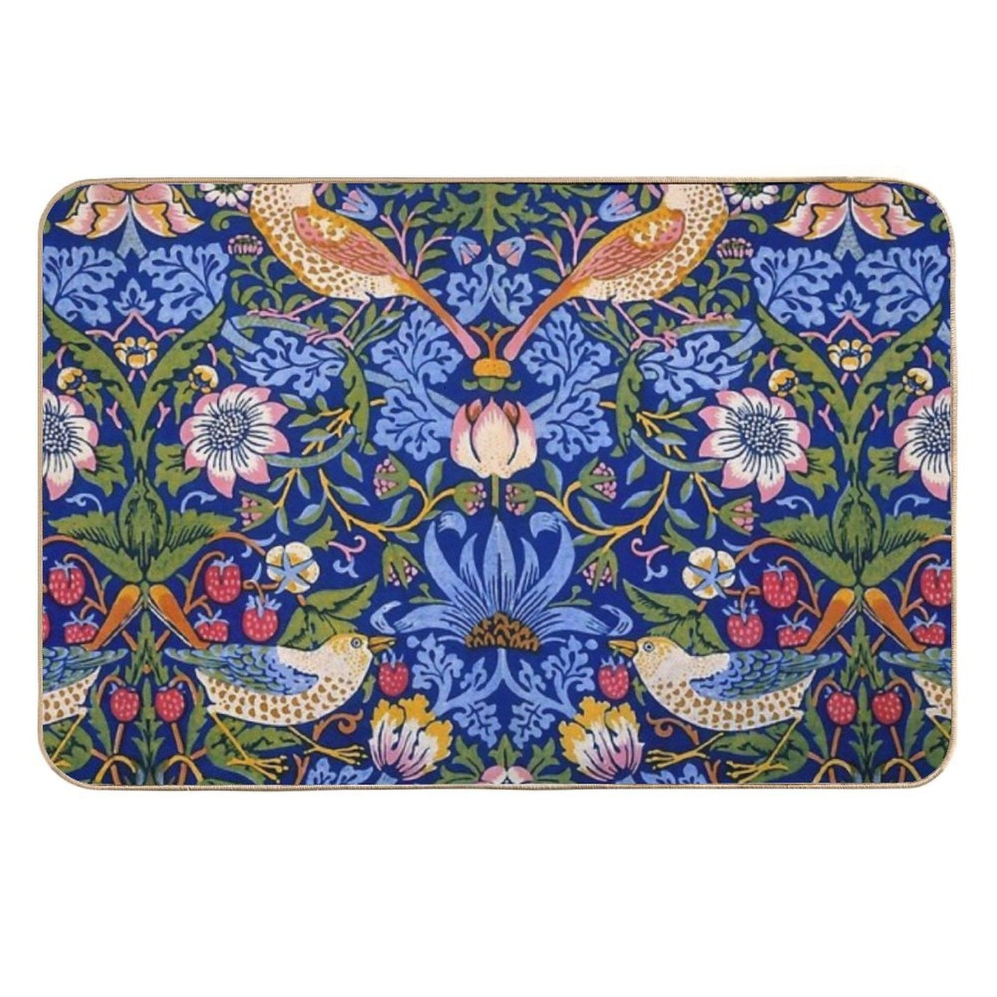 William Morris The Strawberry Thief 1.  Eco-Friendly Bath Mat