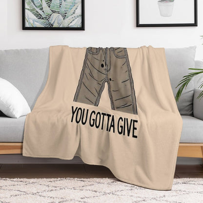 Calico Cut Pants ITYSL Throw Blanket