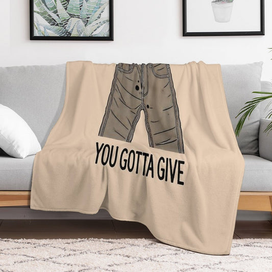 Calico Cut Pants ITYSL Throw Blanket