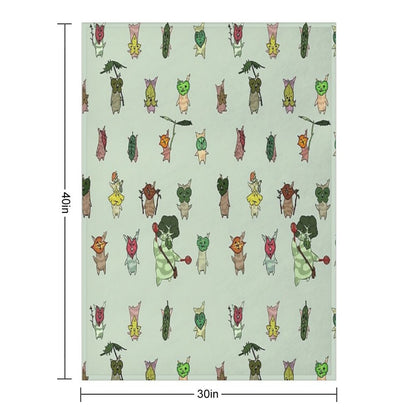 Korok Throw Blanket