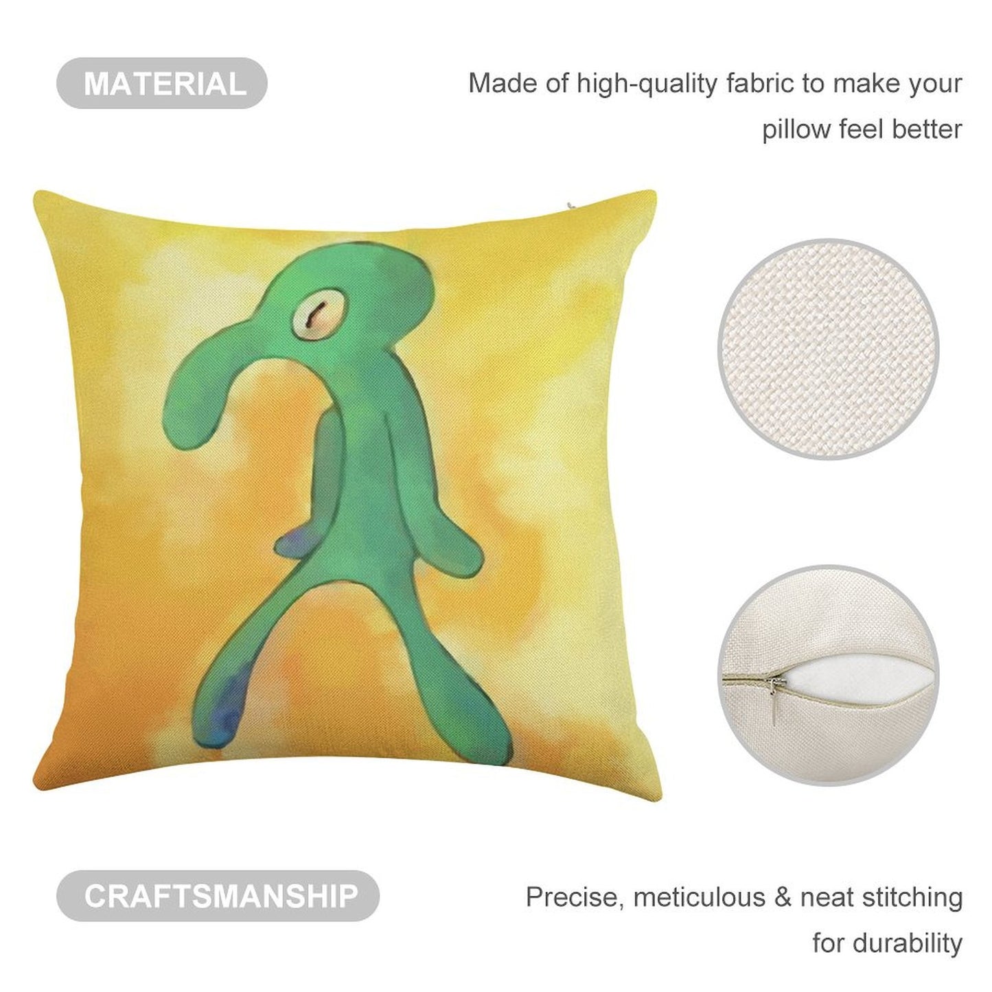 High Res Bold And Brash Repaint Linen Throw Pillow Cover