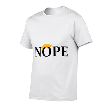 NOPE with Blond Hairs  Tagless Design T-Shirt