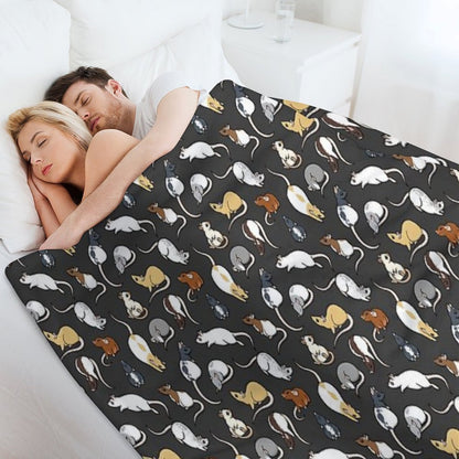 Rats Throw Blanket