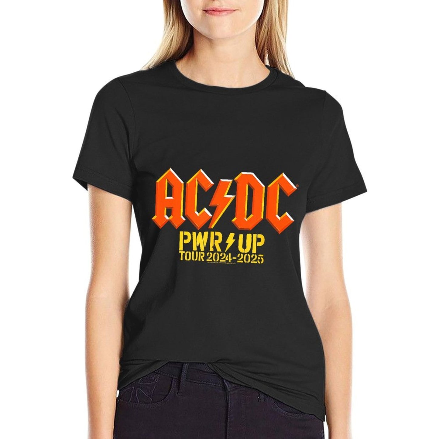 PWR UP World Tour 2024-2025 Full Dateback  Eco-friendly Material T-Shirt