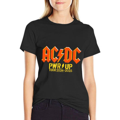 PWR UP World Tour 2024-2025 Full Dateback  Eco-friendly Material T-Shirt
