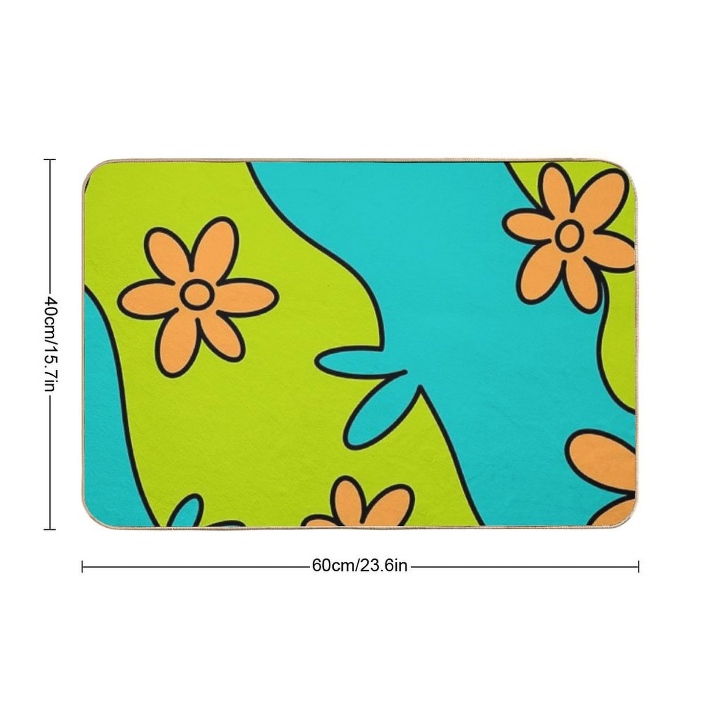 Mysterious Flowers ⭐️ Bath Mat