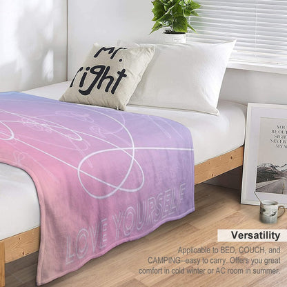 BTS LOVE YOURSELF Throw Blanket