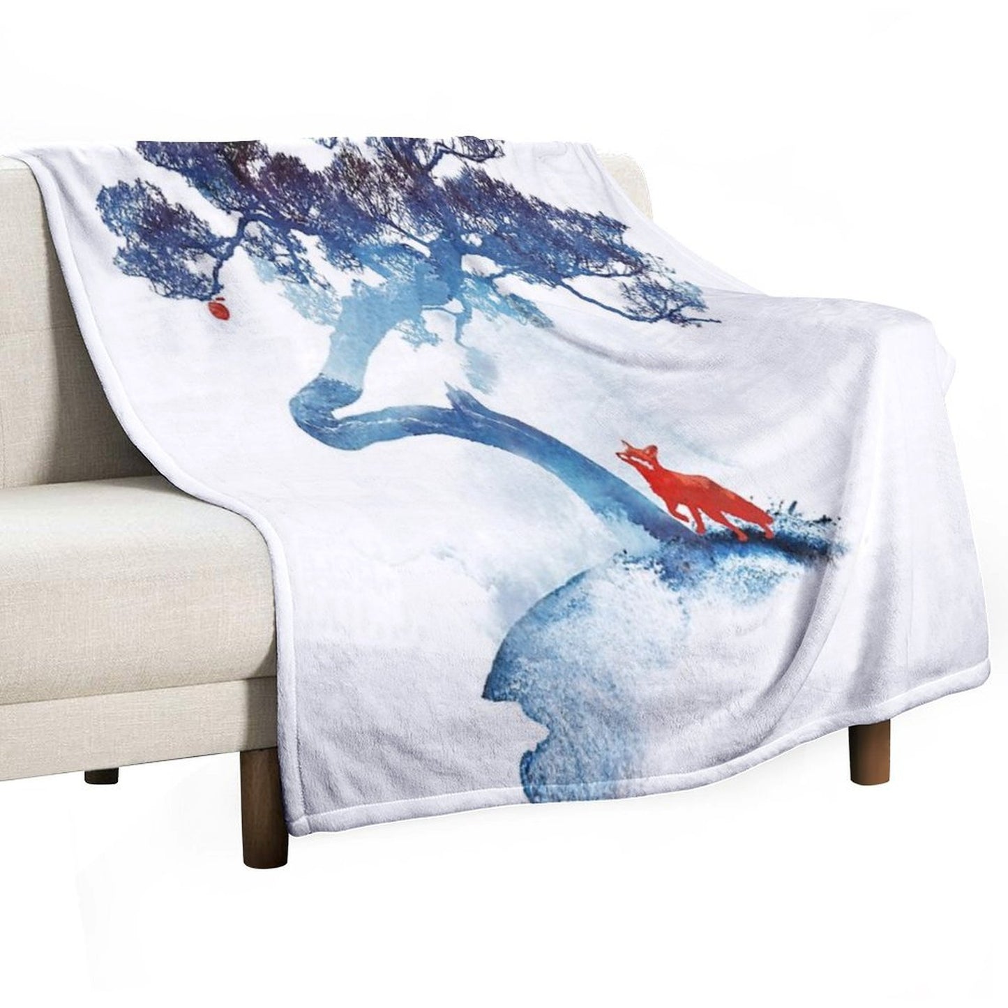 The Last Apple Tree Throw Blanket