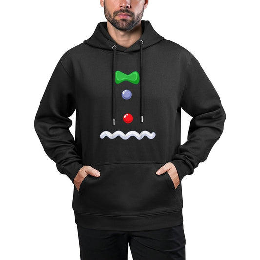 Funny Gingerbread Man Christmas Costume Colorfast Hoodie